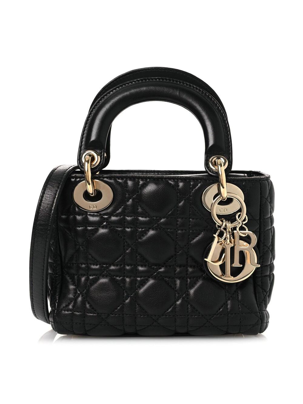 Christian Dior Lambskin Cannage Mini #371982C34B